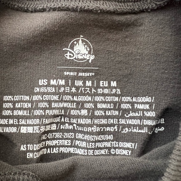 2021 Walt Disney World Gray Black Plaid Mickey Spirit Jersey - Picture 2 of 3